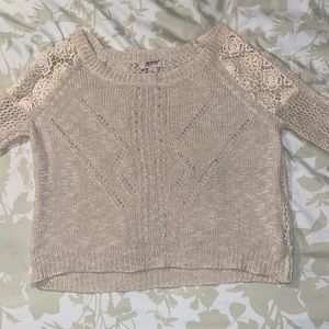 Laced long sleeved top